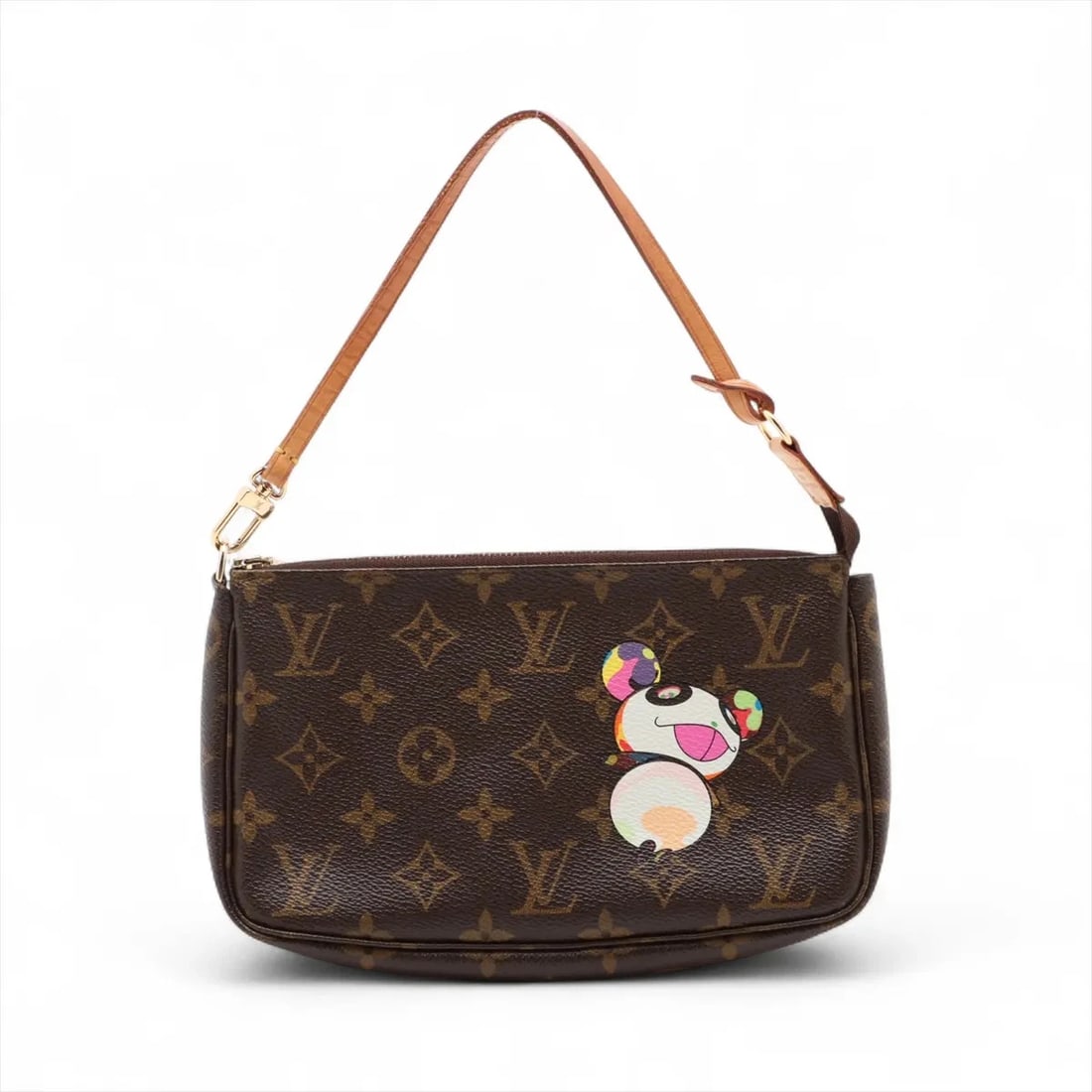 LOUIS VUITTON MONOGRAM PANDA POCHETTE ACCESSOIR BROWN (1 of 6)