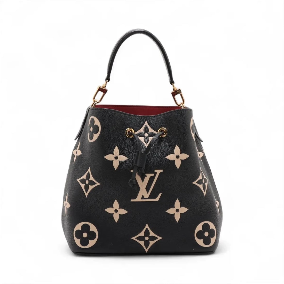 LOUIS VUITTON BICOLOR MONOGRAM EMPREINTE NEO NOE BLACK (1 of 6)