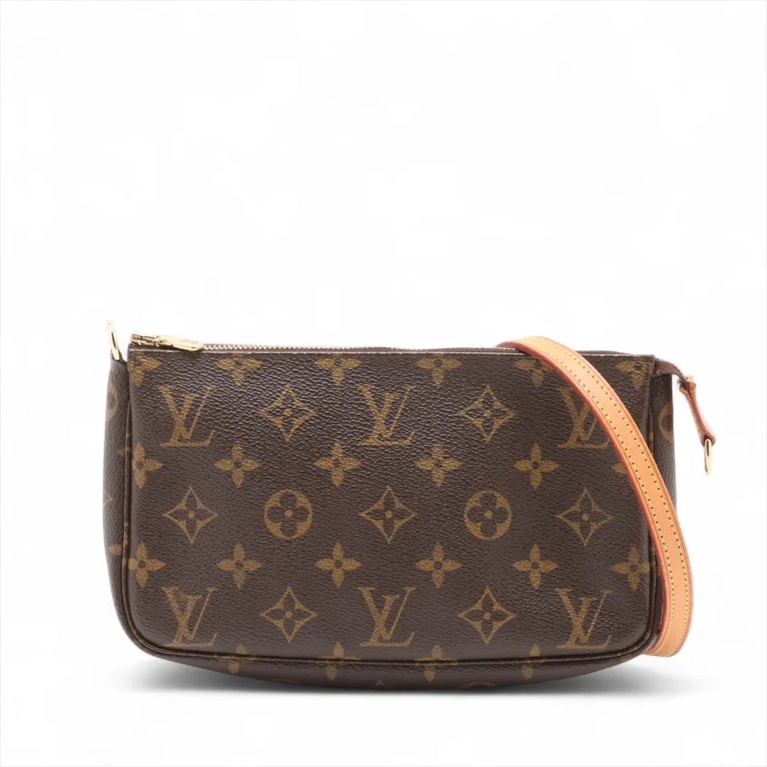 LOUIS VUITTON MONOGRAM POCHETTE ACCESSOIR BROWN SHOULDER (1 of 6)