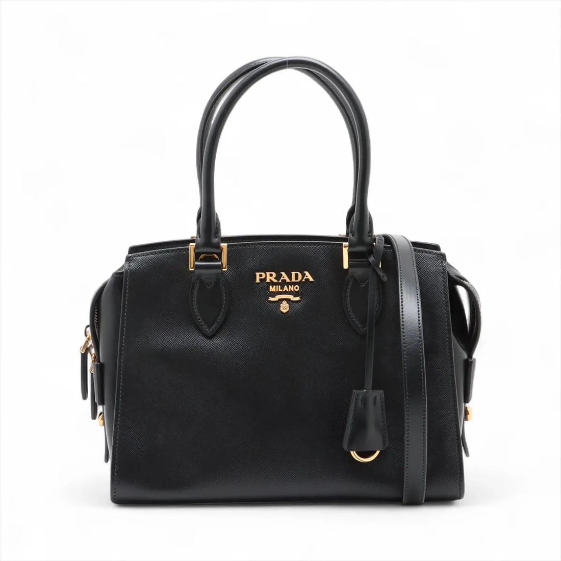 PRADA SAFFIANO LEATHER 2 WAY HANDBAG (1 of 7)