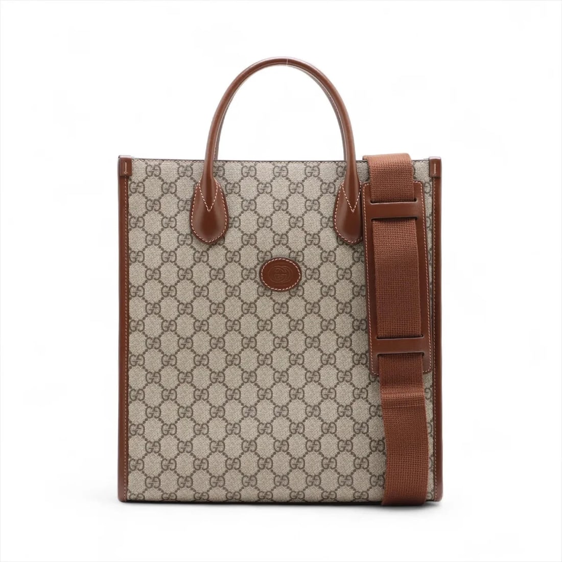 GUCCI GG SUPREME PVCX LEATHER 2 WAY HANDBAG (1 of 7)