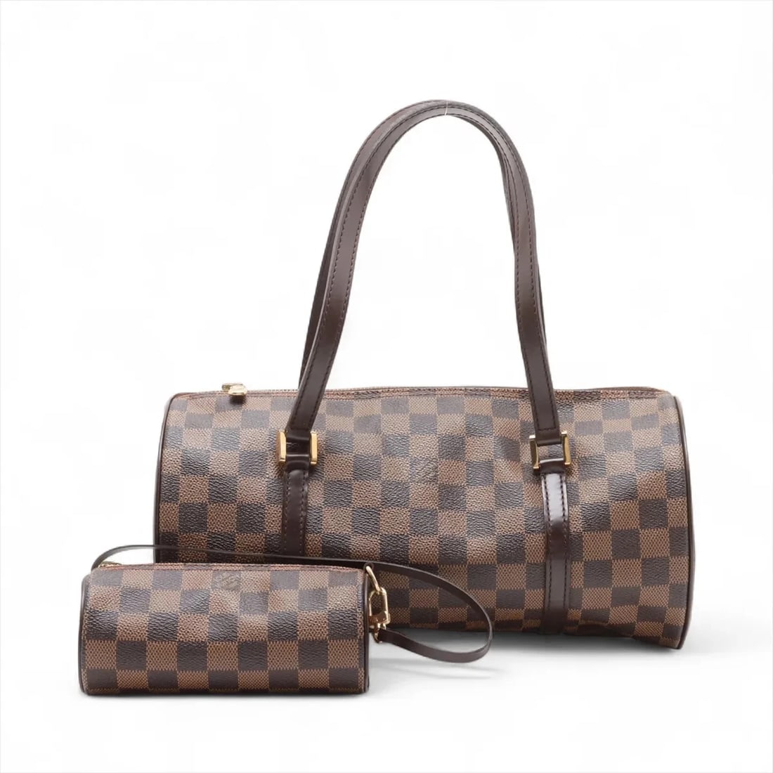 LOUIS VUITTON DAMIER PAPILLON 30 BROWN: Louis Vuitton Damier Papillon 30 Brown Brand: Louis Vuitton Type: Hand bag Material: None Color: Brown Size: Height:5.7inch Length:11.4inch Depth:5.7inch Handle height:6.9inch Accessories: None