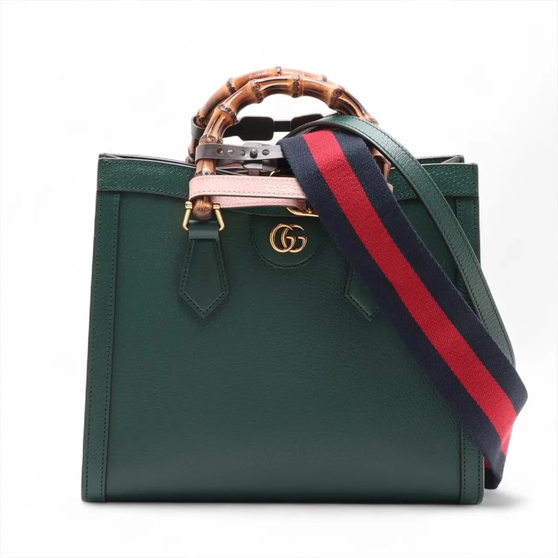GUCCI BAMBOO DIANA LEATHER 2 WAY HANDBAG (1 of 7)