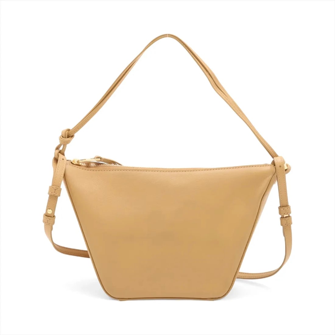 LOEWE HAMMOCK MINI HOBO LEATHER 2 WAY HANDBAG: Loewe Hammock Mini Hobo Leather 2 Way Handbag Brand: Loewe Type: Shoulder bag Material: Leather Color: Yellow Size: Height:6.9inch Length:4.7inch Depth:3.5inch Shoulder height:21.5inch Accessorie