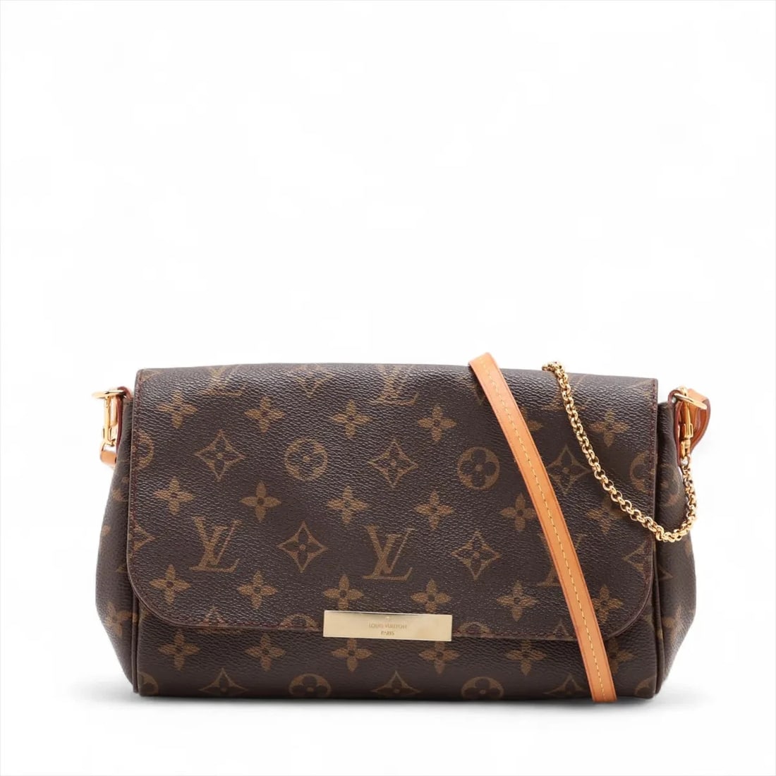 LOUIS VUITTON MONOGRAM FAVORITE MM BROWN: Louis Vuitton Monogram Favorite MM Brown Brand: Louis Vuitton Type: Shoulder bag Material: Monogram Color: Brown Size: Height:5.9inch Length:9.6inch Depth:1.8inch Handle height:7.3inch Shoulder he