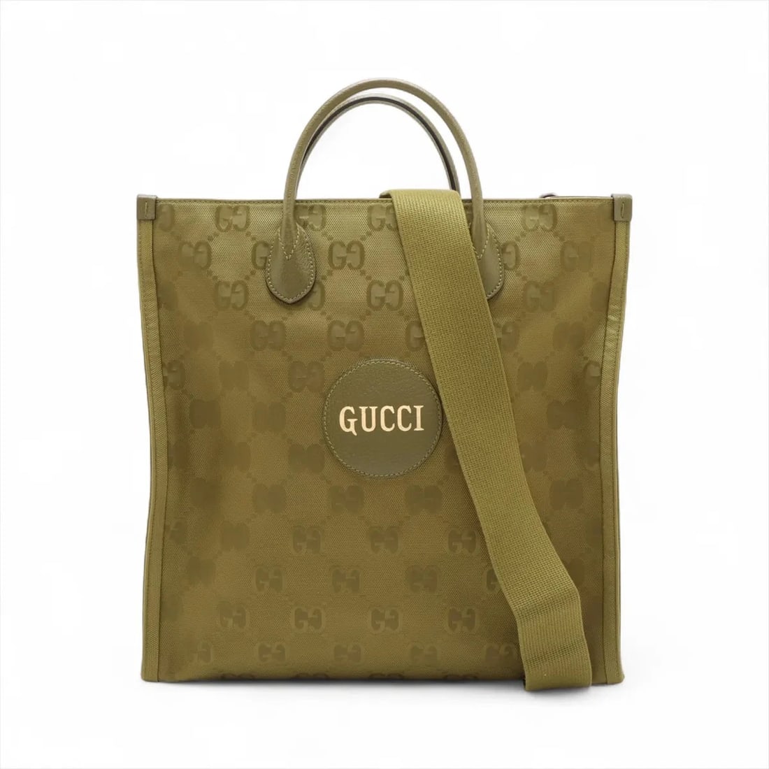 GUCCI OFF THE GRID NYLON X LEATHER 2 WAY TOTE BAG (1 of 8)