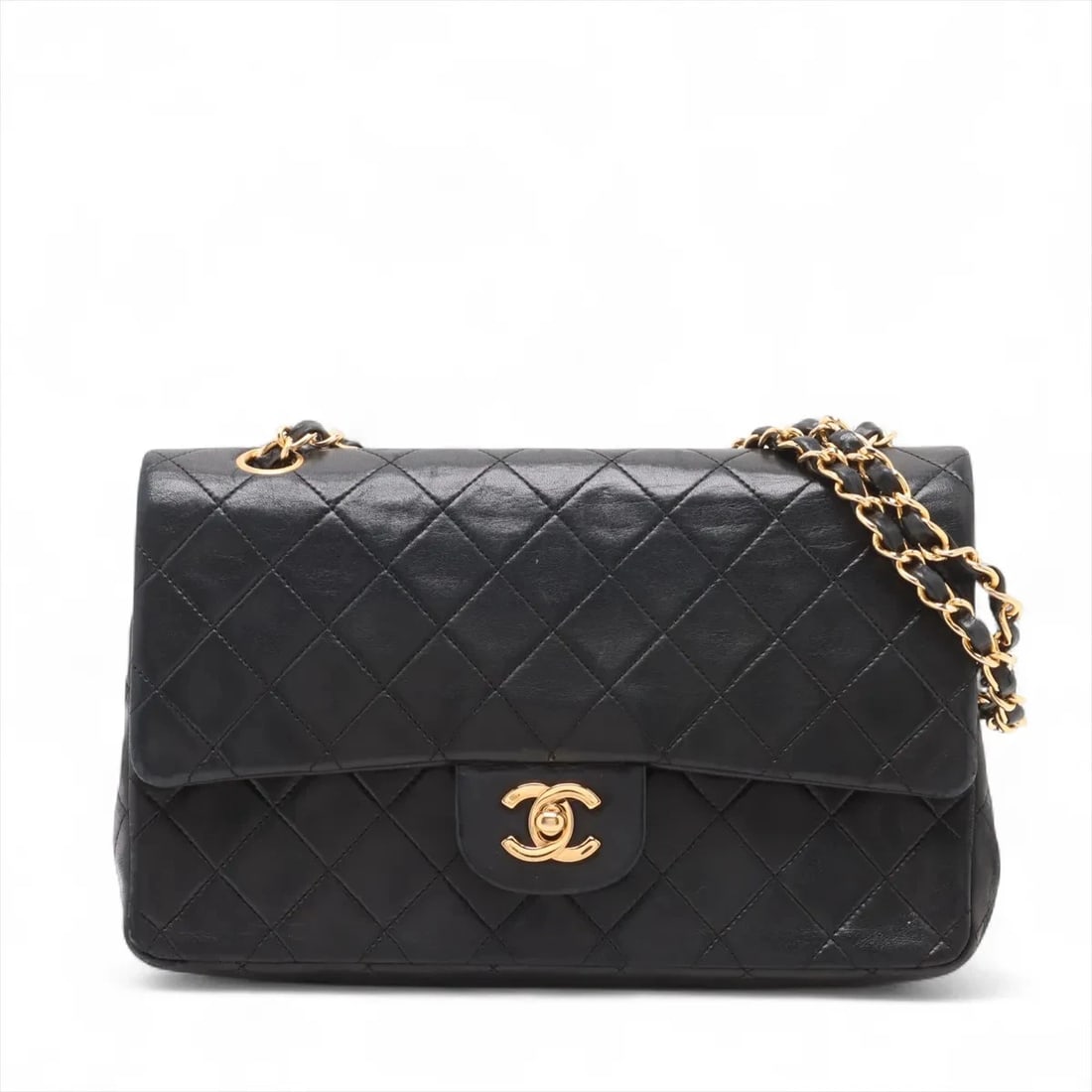 CHANEL MATELASSE 25 LAMBSKIN DOUBLE FLAP DOUBLE CHAIN BAG (1 of 8)