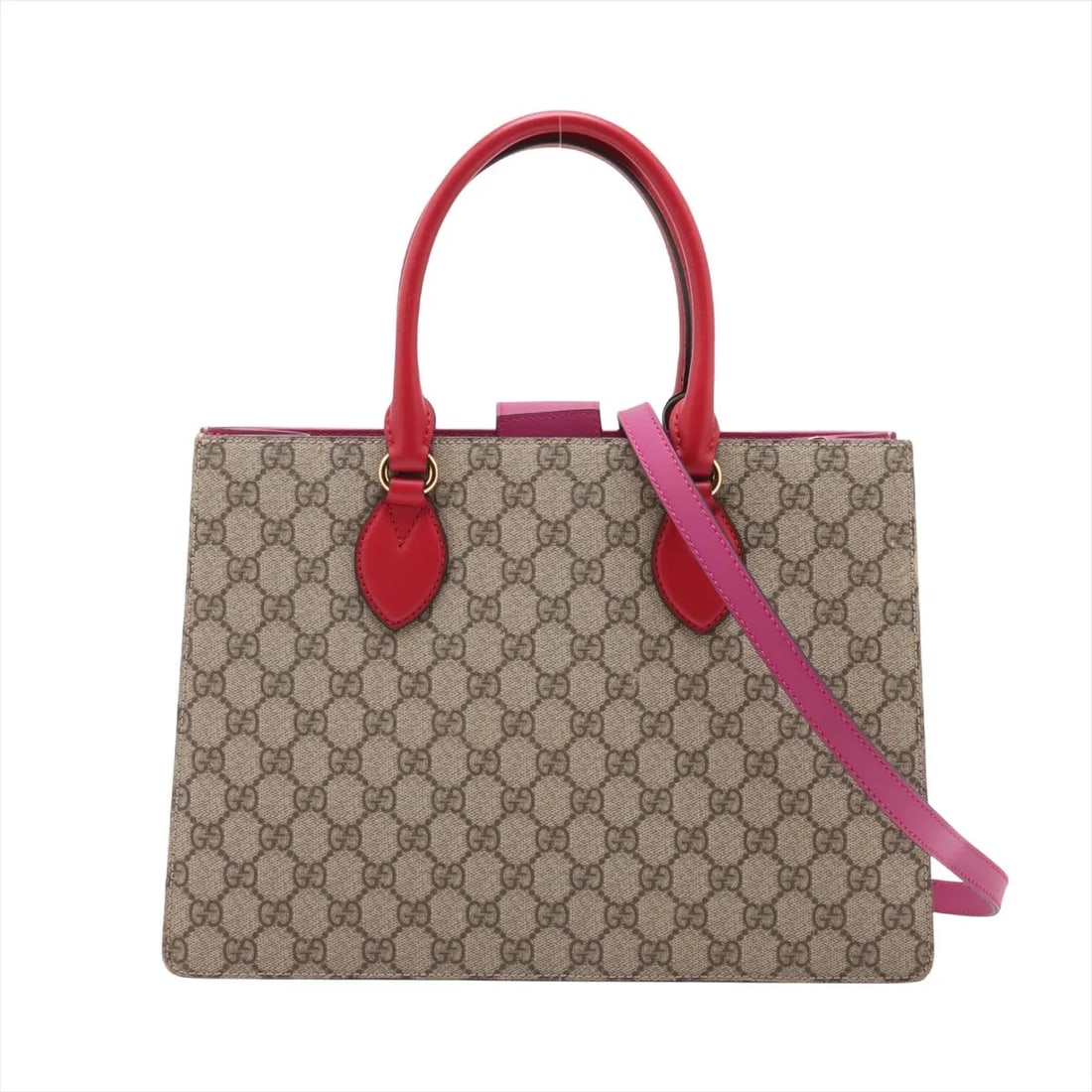 GUCCI GG SUPREME PVCX LEATHER 2 WAY HANDBAG (1 of 5)