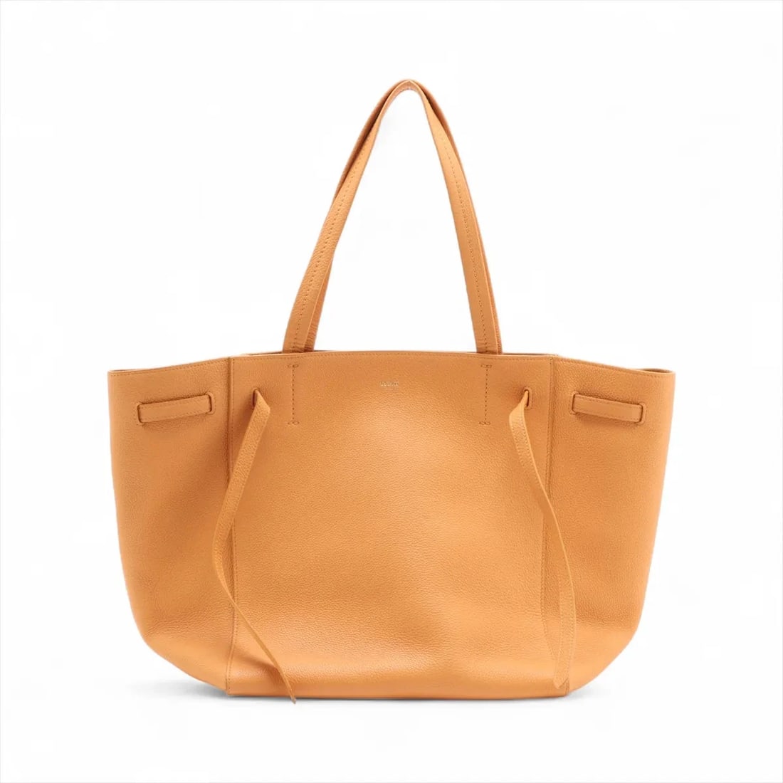 CELINE HIPPO PHANTOM SMALL LEATHER TOTE BAG ORANGE (1 of 8)