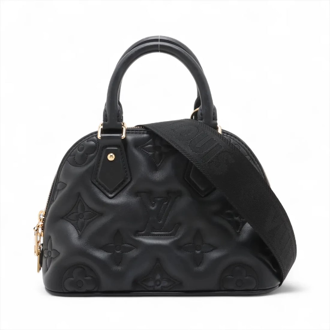 LOUIS VUITTON BUBBLE GRAM ALMA SOFT BB BLACK: Louis Vuitton Bubble gram Alma soft BB Black Brand: Louis Vuitton Type: Hand bag Material: None Color: Black Size: Height:5.9inch Length:9.1inch Depth:4.3inch Handle height:3.1inch Shoulder