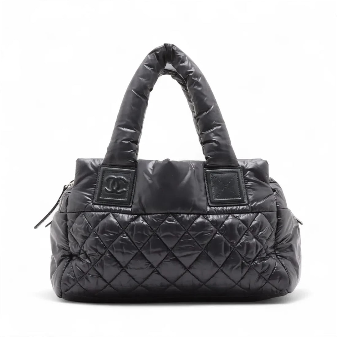 CHANEL COCO COCOON NYLON X LEATHER HAND BAG (1 of 10)