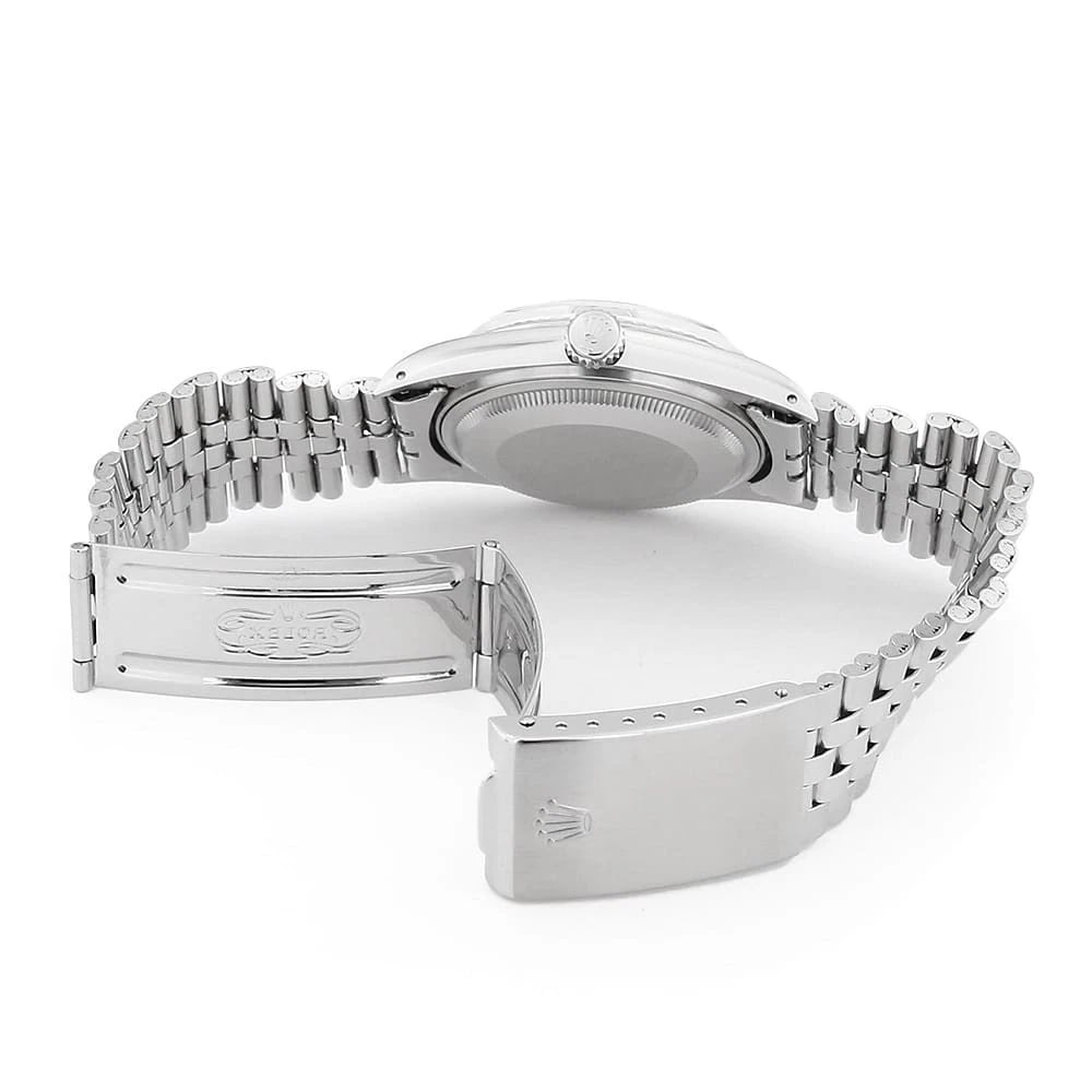 ROLEX DATEJUST SILVER ANTIQUE WATCH - 4