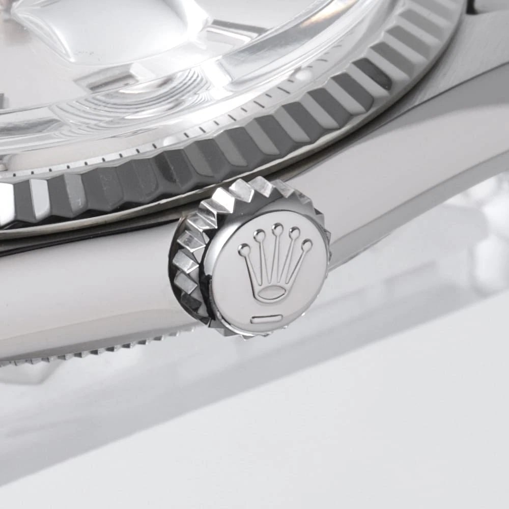 ROLEX DATEJUST SILVER ANTIQUE WATCH - 8