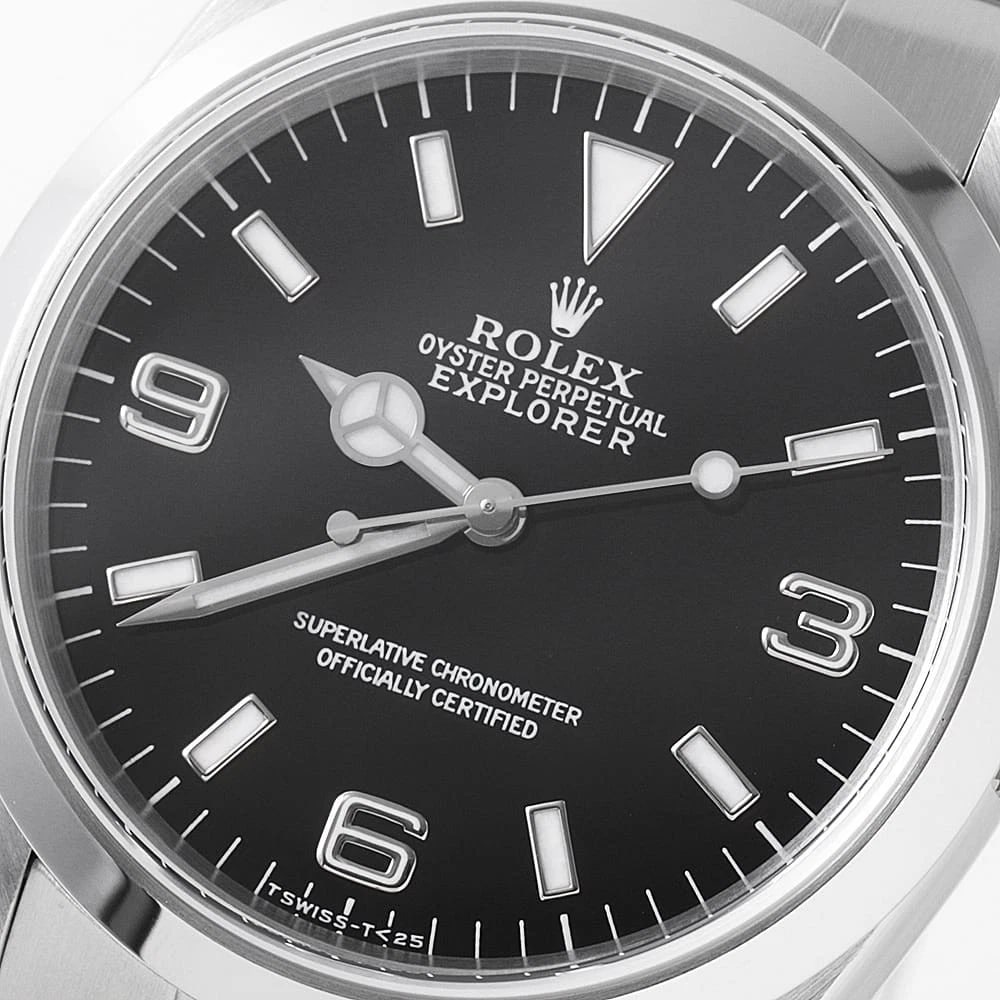 ROLEX EXPLORER BLACK WATCH - 4