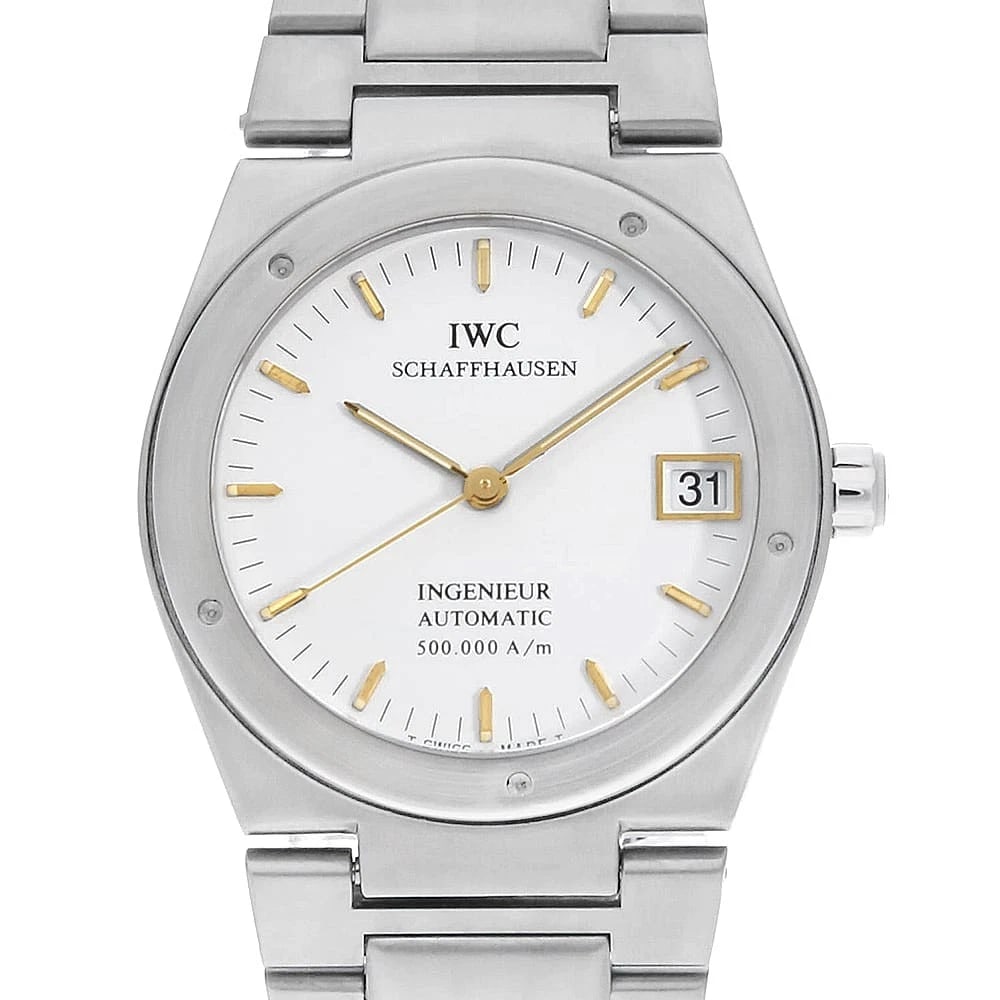 IWC INGENIEUR WATCH: IWC Ingenieur Watch Brand: IWC Type: Wrist watch Material: Band Material Stainless Steel, Case Material Stainless Steel Color: Dial Color White Size: Band Size 18cm (7.1inch), Case Size