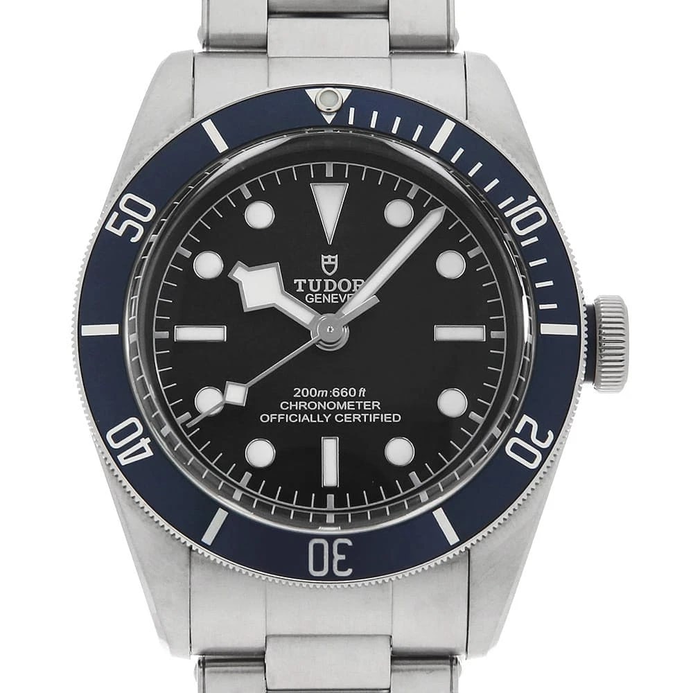 TUDOR HERITAGE BLACK BRACELET WATCH: TUDOR Heritage Black Bracelet Watch Brand: TUDOR Type: Wrist watch Material: Band Material Stainless Steel, Case Material Stainless Steel Color: Dial Color Black Size: Band Size 20cm (7.9inch), Ca