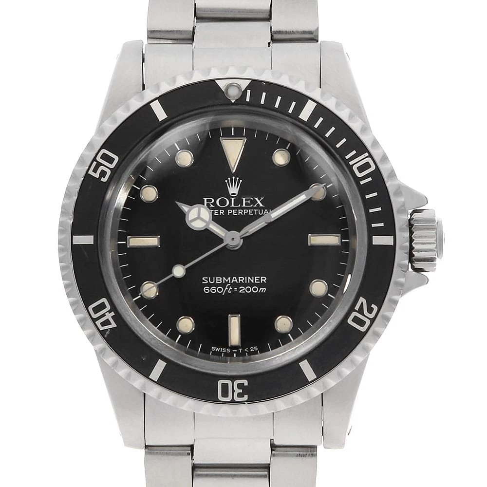 ROLEX SUBMARINER BLACK ANTIQUE WATCH: ROLEX SUBMARINER black antique Watch Brand: ROLEX Type: Wrist watch Material: Band Material Stainless Steel, Case Material Stainless Steel Color: Dial Color Black Size: Band Size 18.5cm