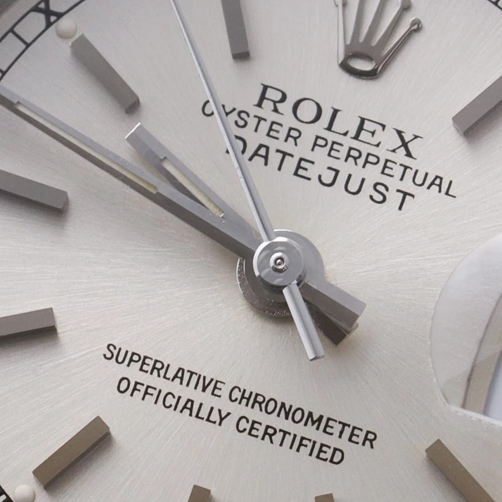 ROLEX DATEJUST SILVER WATCH - 5