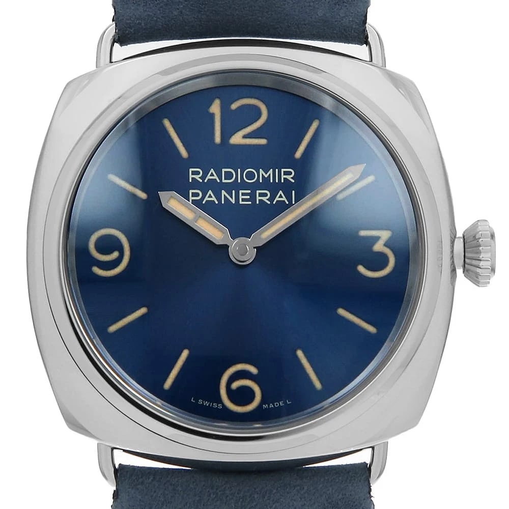 PANERAI RADIOMIR OFFICINE Z WATCH: PANERAI radiomir officine Z Watch Brand: PANERAI Type: Wrist watch Material: Band Material Calfskin, Case Material Stainless Steel Color: Dial Color Blue Size: Band Size NONE, Case Size