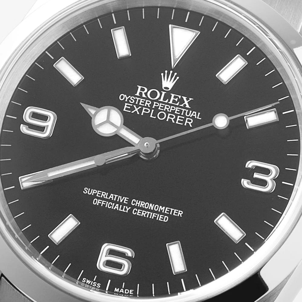 ROLEX EXPLORER BLACK WATCH - 4