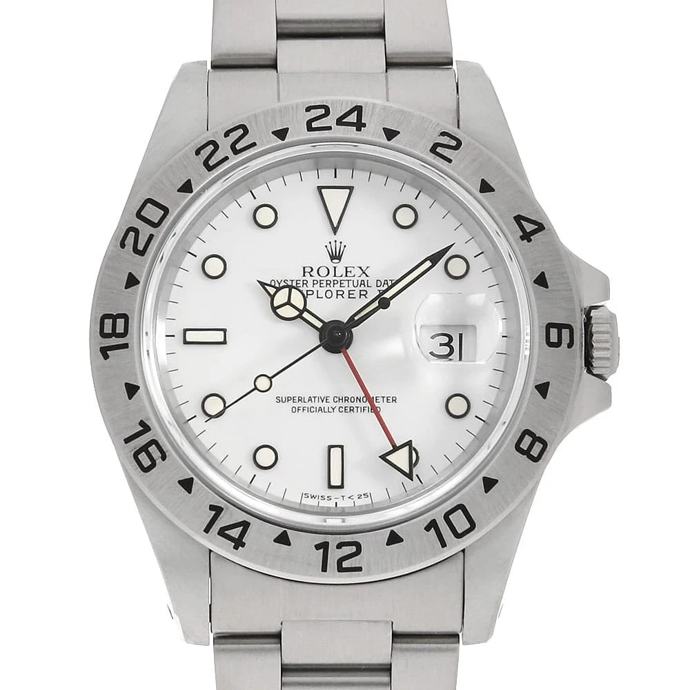 ROLEX EXPLORER WHITE X WATCH: ROLEX Explorer white X Watch Brand: ROLEX Type: Wrist watch Material: Band Material Stainless Steel, Case Material Stainless Steel Color: Dial Color White Size: Band Size 18.5cm (7.3inch),