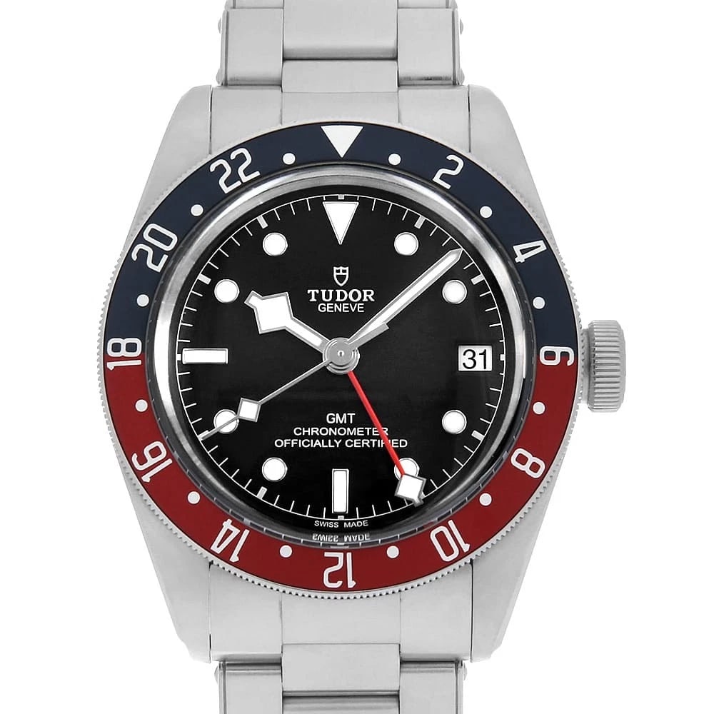 TUDOR HERITAGE BLACK BAY WATCH: TUDOR Heritage Black Bay Watch Brand: TUDOR Type: Wrist watch Material: Band Material Stainless Steel, Case Material Stainless Steel Color: Dial Color Black Size: Band Size 19cm (7.5inch),