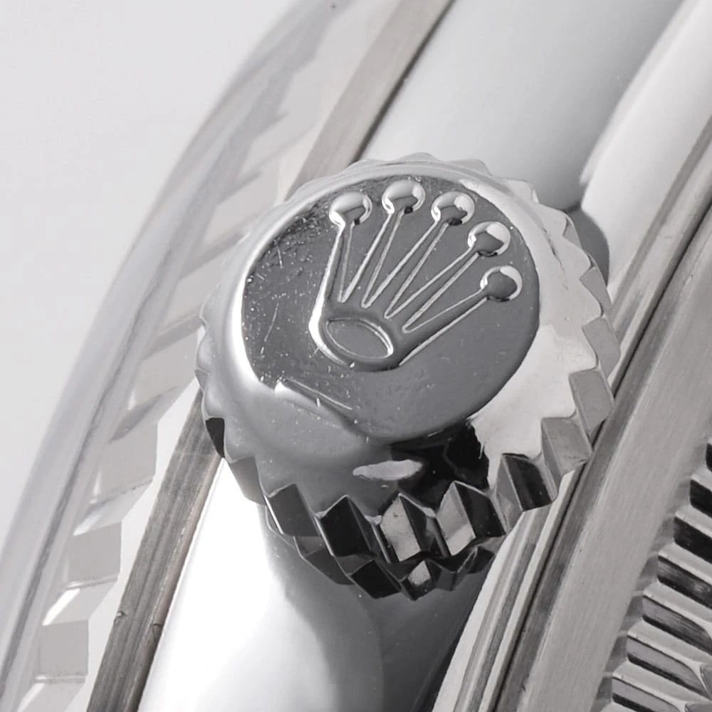 ROLEX DATEJUST DIAMOND SILVER K WATCH - 7