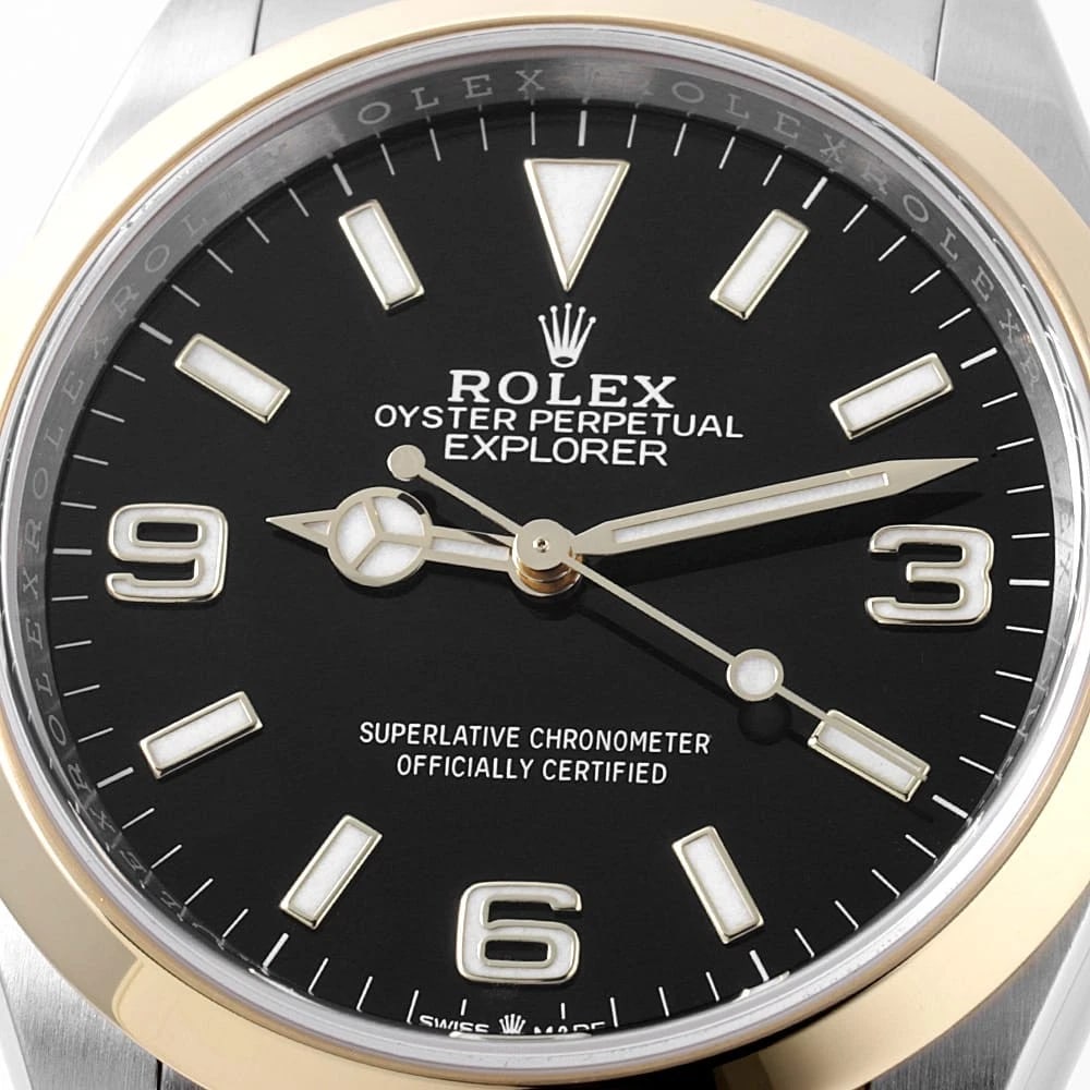 ROLEX EXPLORER BLACK WATCH - 6
