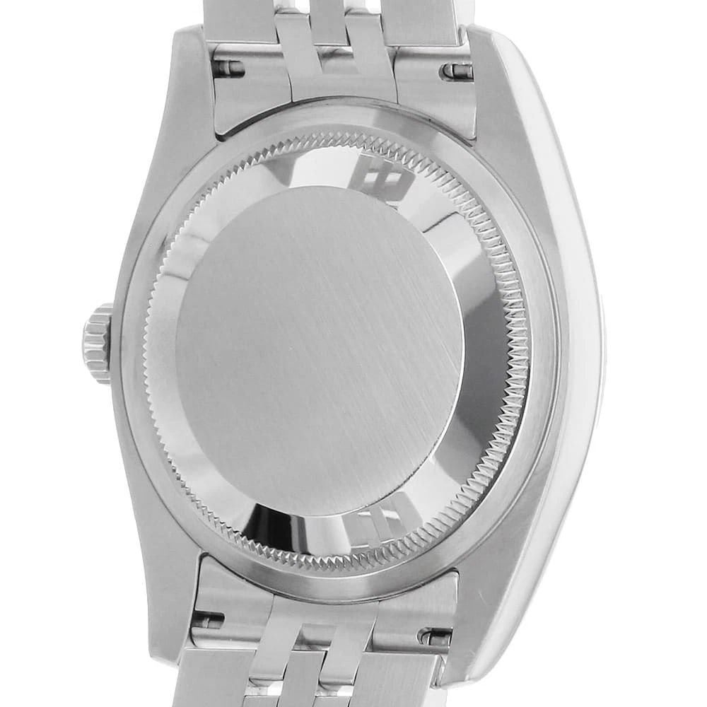 ROLEX DATEJUST DIAMOND SILVER WATCH - 4