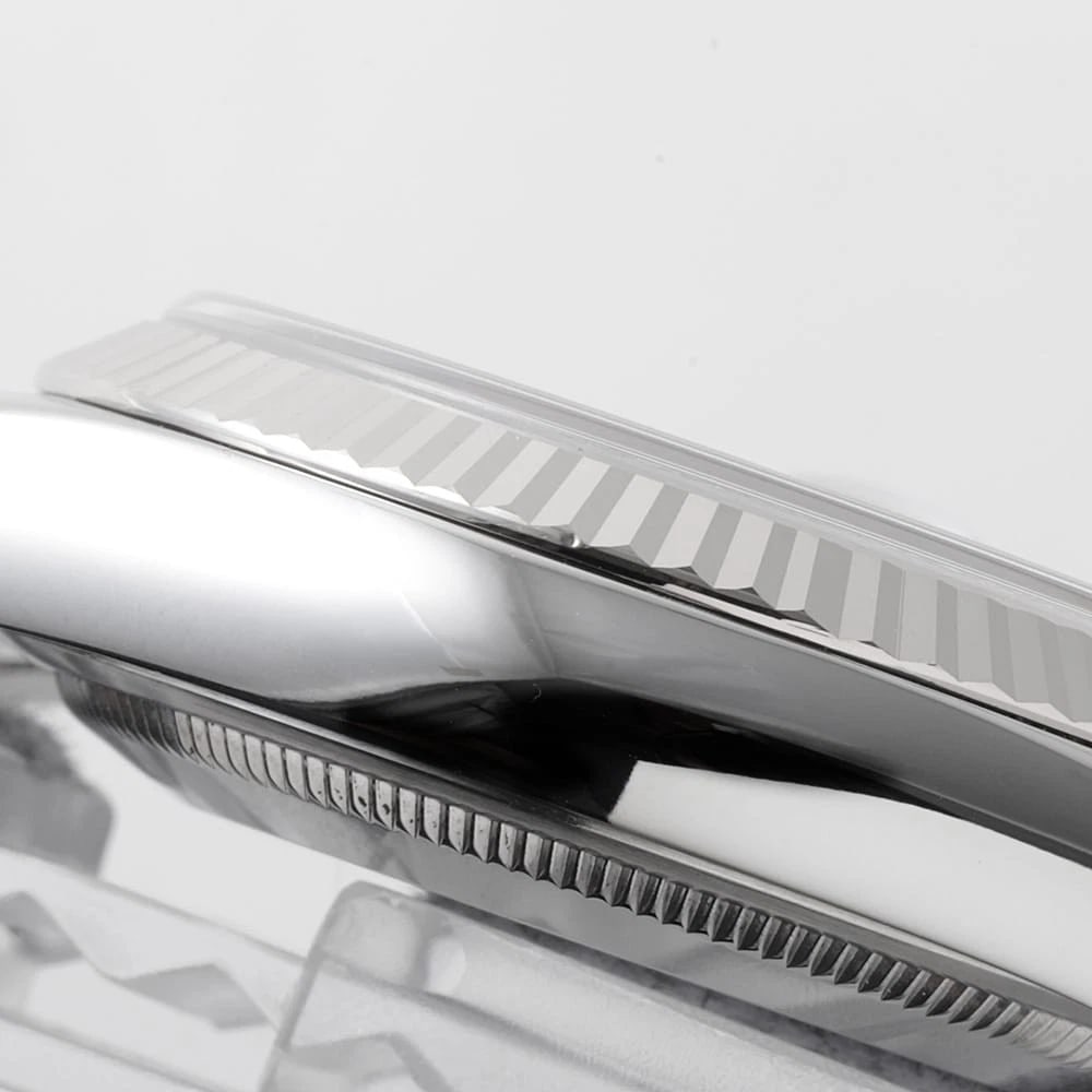 ROLEX DATEJUST DIAMOND SILVER WATCH - 8