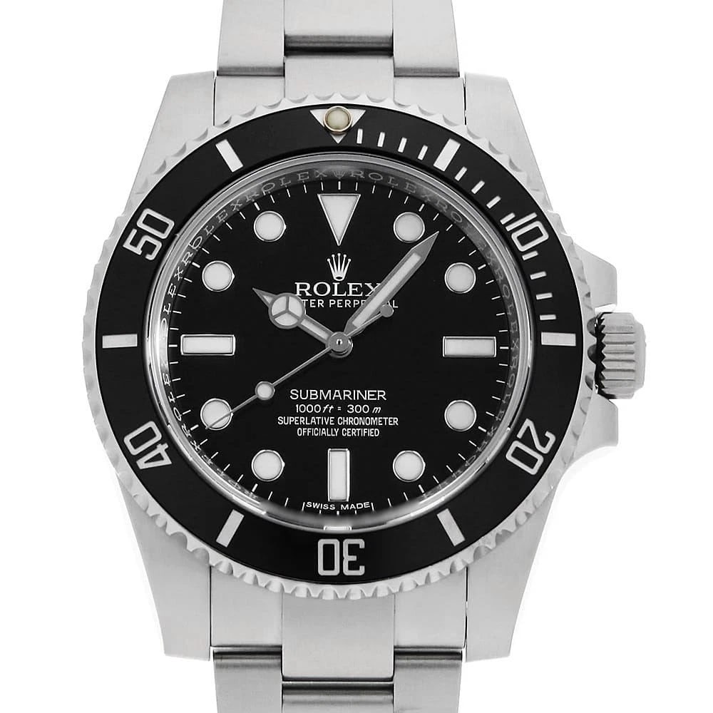 ROLEX SUBMARINER BLACK WATCH: ROLEX SUBMARINER black Watch Brand: ROLEX Type: Wrist watch Material: Band Material Stainless Steel, Case Material Stainless Steel Color: Dial Color Black Size: Band Size 20.5cm (8.1inch),