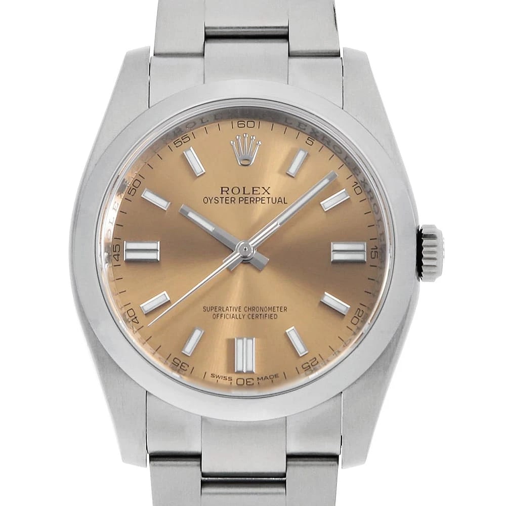ROLEX OYSTER PERPETUAL WHITE GRAPE WATCH: ROLEX Oyster perpetual White Grape Watch Brand: ROLEX Type: Wrist watch Material: Band Material Stainless Steel, Case Material Stainless Steel Color: Dial Color White Grape Size: Band Size