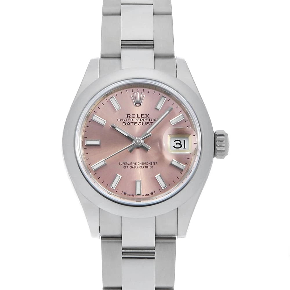 ROLEX DATEJUST PINK OYSTER BREATH SECOND WATCH: ROLEX Datejust Pink oyster breath second Watch Brand: ROLEX Type: Wrist watch Material: Band Material Stainless Steel, Case Material Stainless Steel Color: Dial Color Pink Size: Band Size 16.5cm (