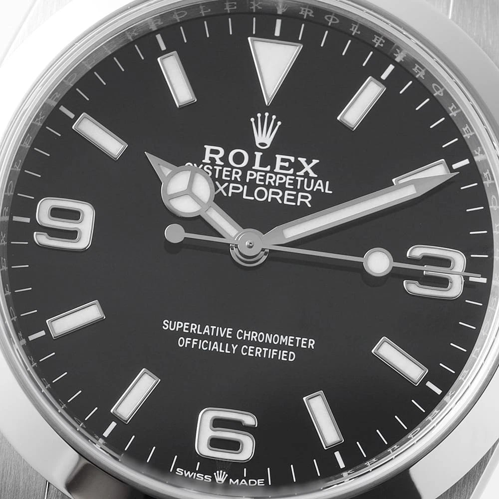 ROLEX EXPLORER BLACK WATCH - 6