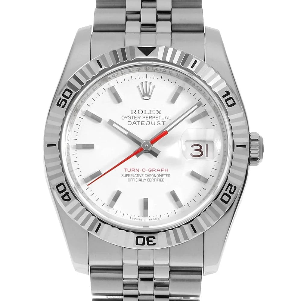 ROLEX TERNOGRAPH WHITE JUBILEE BRACELET F WATCH: ROLEX Ternograph white Jubilee Bracelet F Watch Brand: ROLEX Type: Wrist watch Material: Band Material Stainless Steel, Case Material Stainless Steel/White gold Color: Dial Color White Size: