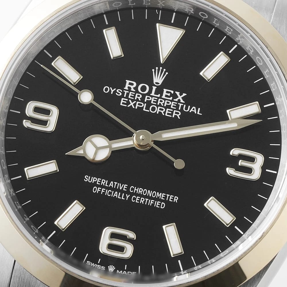 ROLEX EXPLORER BLACK WATCH - 6