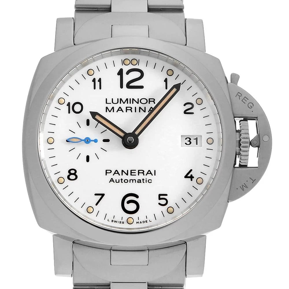 PANERAI LUMINOR MARINA SECOND WATCH: PANERAI Luminor Marina second Watch Brand: PANERAI Type: Wrist watch Material: Band Material Stainless Steel, Case Material Stainless Steel Color: Dial Color White Size: Band Size 19.5cm