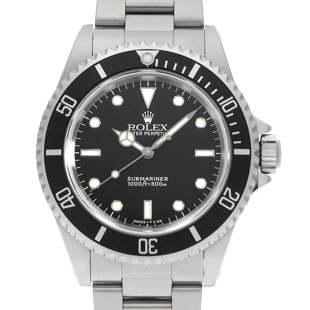 ROLEX SUBMARINER BLACK T WATCH (1 of 5)