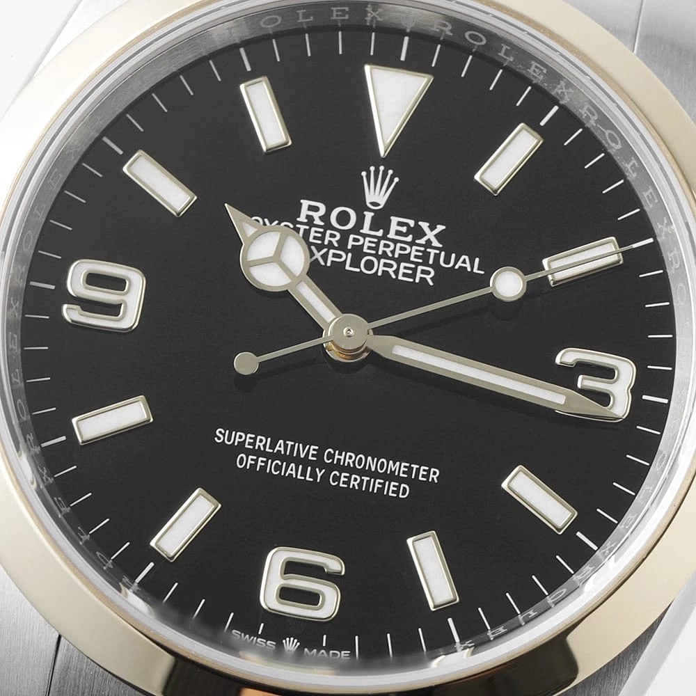 ROLEX EXPLORER BLACK WATCH - 6