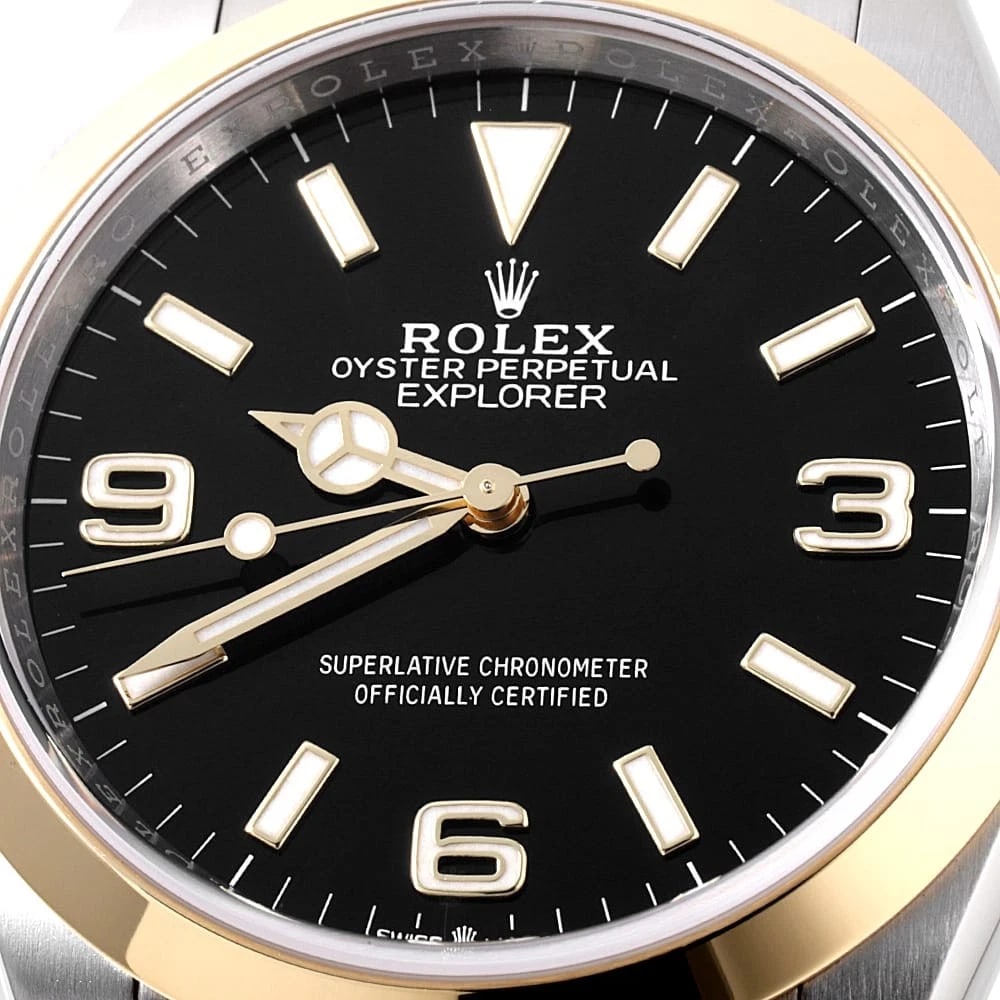 ROLEX EXPLORER BLACK WATCH - 6