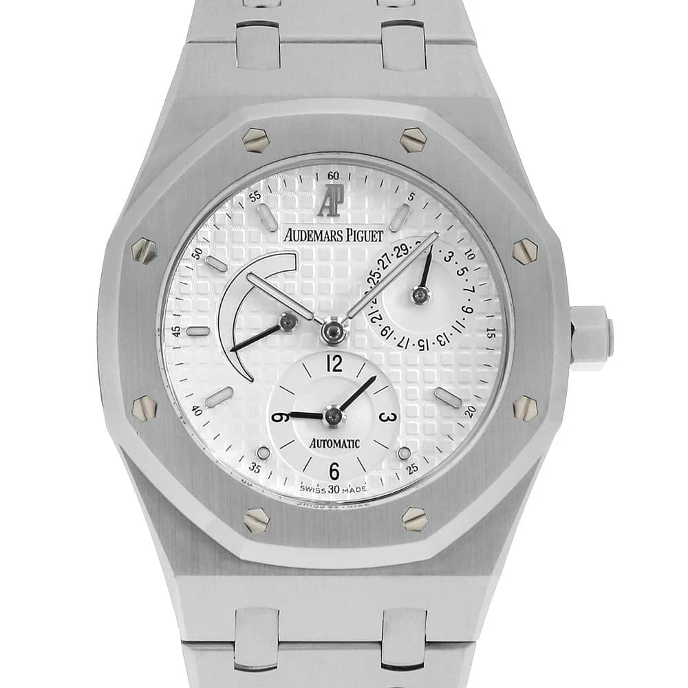 AUDEMARS PIGUET ROYAL OAK WATCH: AUDEMARS PIGUET Royal oak Watch Brand: AUDEMARS PIGUET Type: Wrist watch Material: Band Material Stainless Steel, Case Material Stainless Steel Color: Dial Color White Size: Band Size 17.5cm