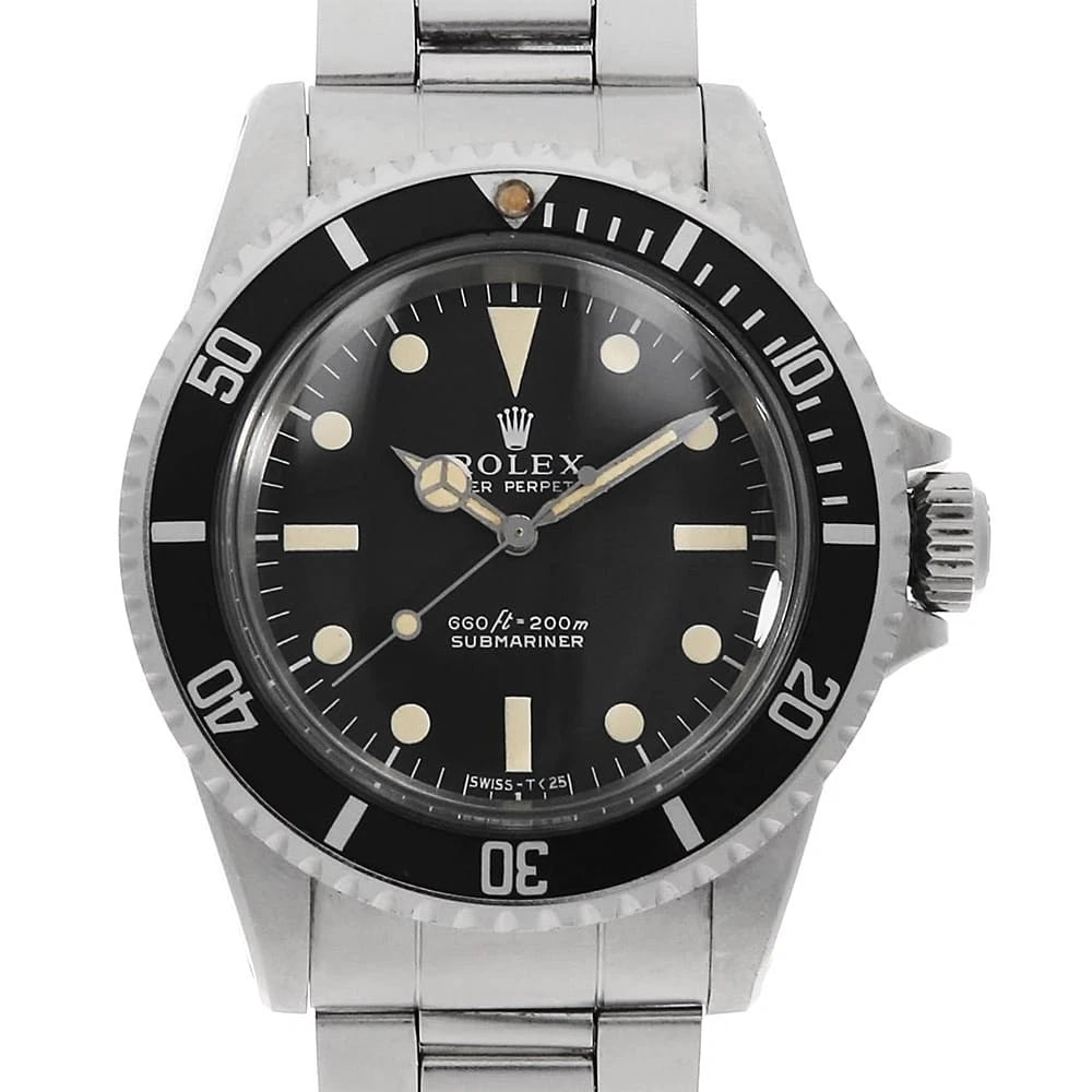 ROLEX SUBMARINER BLACK TRITIUM ANTIQUE WATCH: ROLEX SUBMARINER black Tritium antique Watch Brand: ROLEX Type: Wrist watch Material: Band Material Stainless Steel, Case Material Stainless Steel Color: Dial Color Black Size: Band Size 19cm (7.5