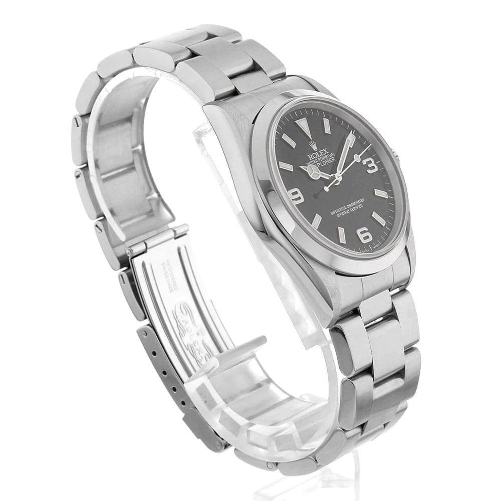 ROLEX EXPLORER BLACK WATCH - 3