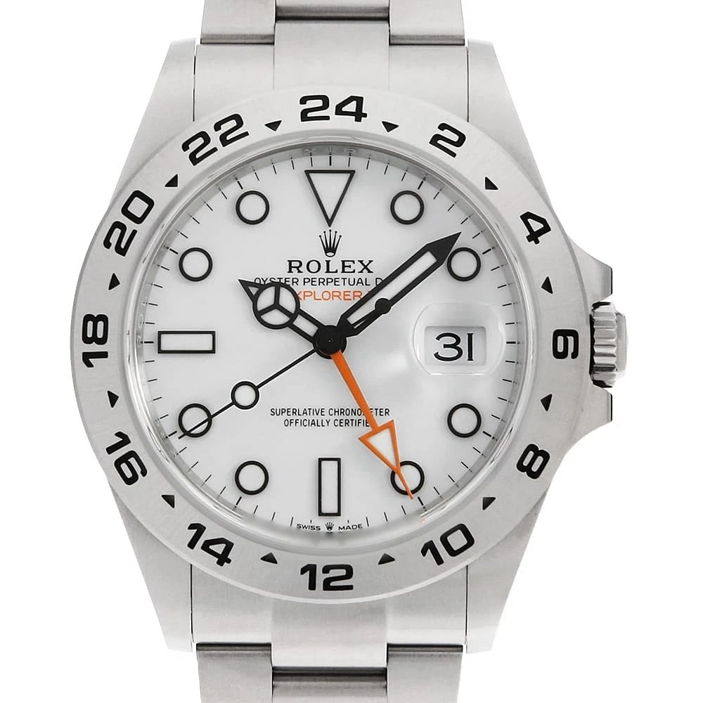 ROLEX EXPLORER WHITE WATCH: ROLEX Explorer white Watch Brand: ROLEX Type: Wrist watch Material: Band Material Stainless Steel, Case Material Stainless Steel Color: Dial Color White Size: Band Size 18.5cm (7.3inch), Case