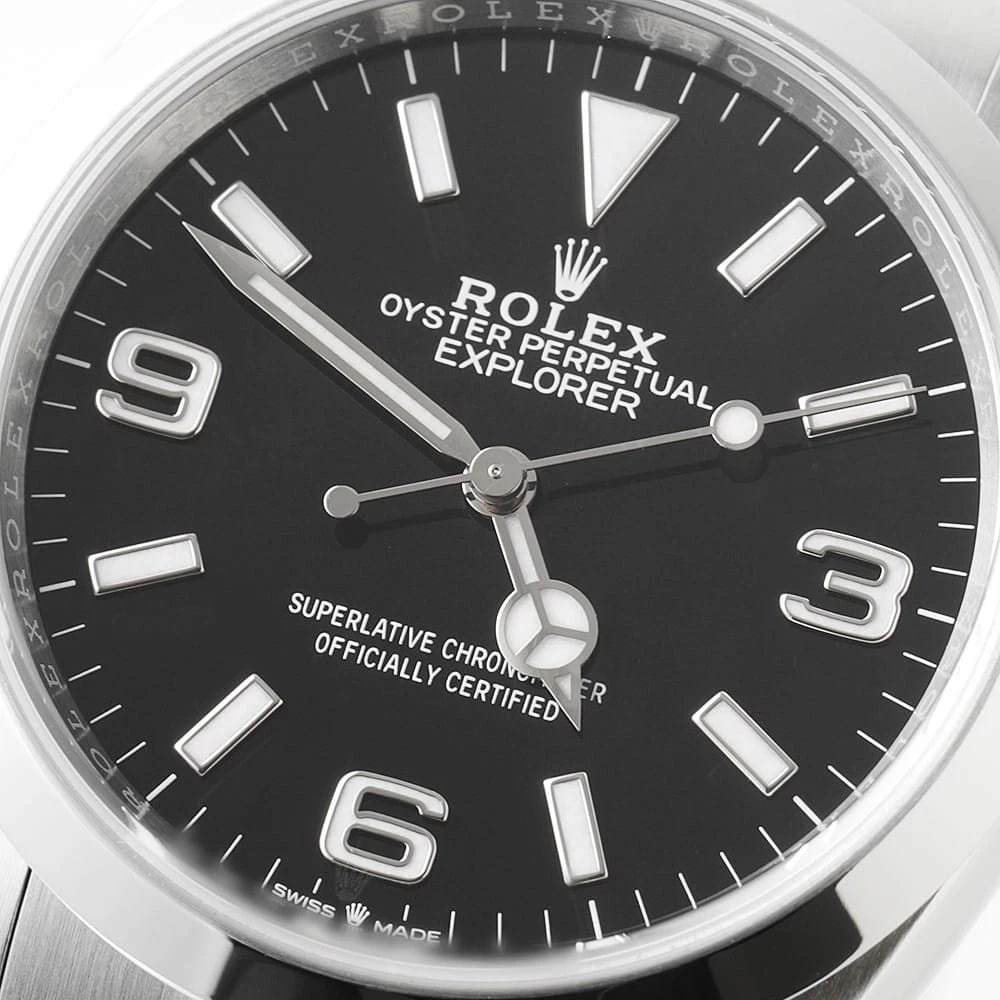 ROLEX EXPLORER BLACK WATCH - 5