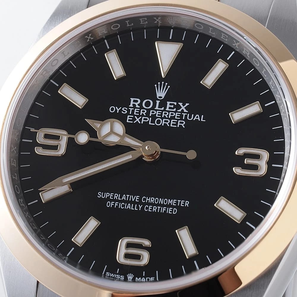 ROLEX EXPLORER BLACK WATCH - 6