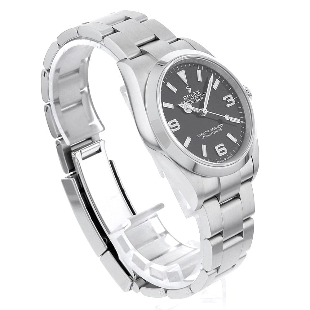 ROLEX EXPLORER BLACK WATCH - 3