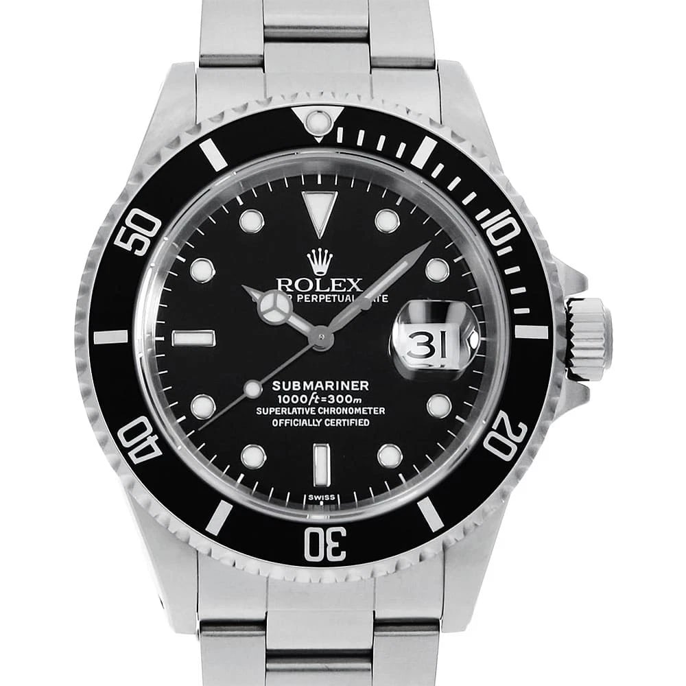 ROLEX SUBMARINER BLACK WATCH (1 of 6)