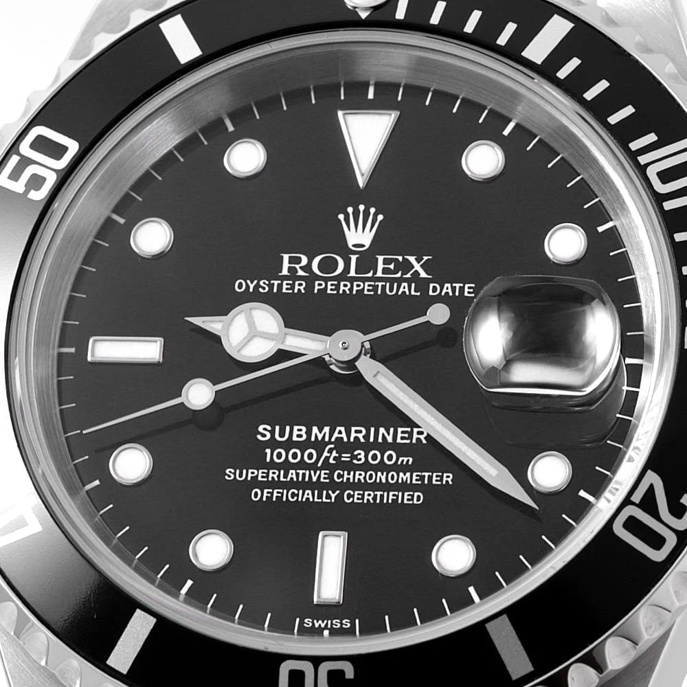 ROLEX SUBMARINER BLACK WATCH - 4