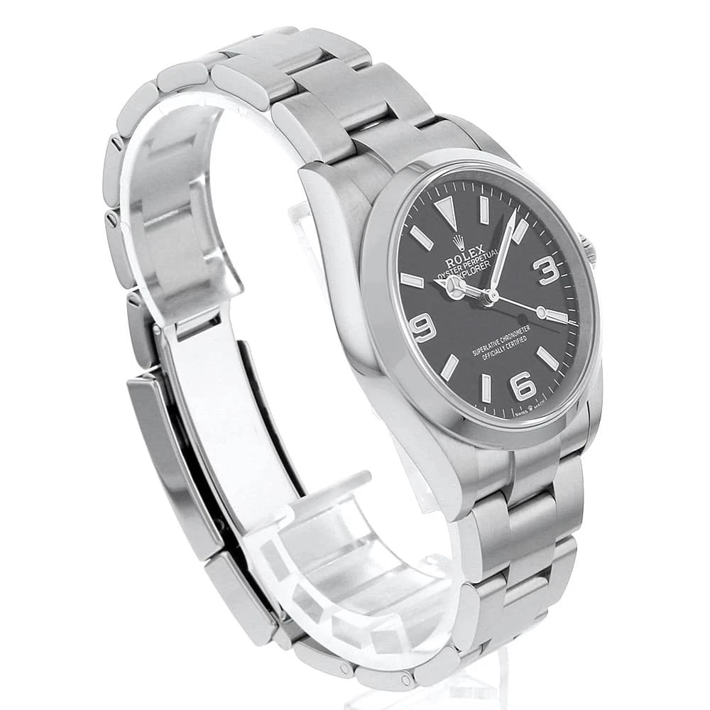 ROLEX EXPLORER BLACK WATCH - 3